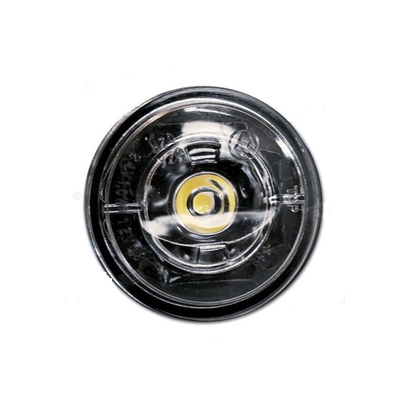 ASPOCK - Small white round LED light Ø38mm
