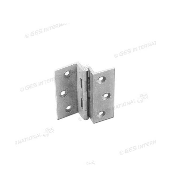 Milled half neck hinge 5x4 chrome