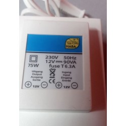 TRANSFORMADOR 75W de 230VAC a 12VDC