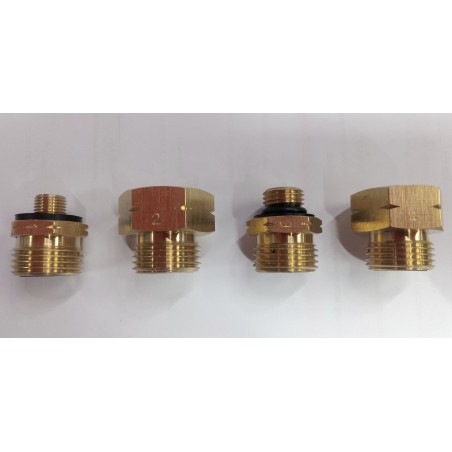 Kit COMPLETO Racores Extracción Gas D1 - D4 GOK