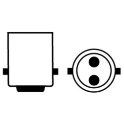 Bombilla led 0,6W Ba 15 D