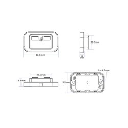 Adaptador de pared USB dual ultraplano de 4,8 A