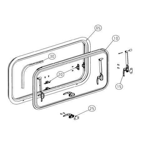 5 mètres - Joint interne S7 de 2003 et S7P - BG1356