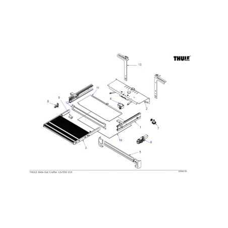 Motore 12V Slide Out 2012 Thule V18-19 CRAFTER 4wd - 1500602744