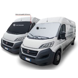 DOUBLE FACE - Copertura parabrezza camper e furgone - 190x110 cm