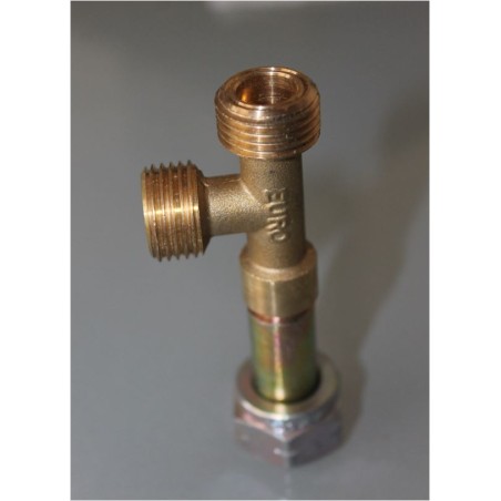 Raccord gaz 3 voies avec écrou latéral W20 x 1/14 SX ITALIA