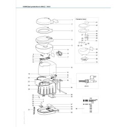 THETFORD 50713 Scheda elettronica indicatore livello tipo 1