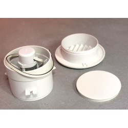 Wall fan for extractor hoods 12V diameter 80 mm white