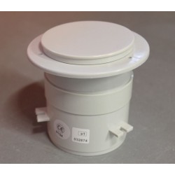 Ventilatore a parete per cappe di aspirazione 12V diametro 80 mm bianco