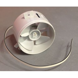 Ricambio ventilatore per cappe aspirazione 12V diametro 80 mm bianco