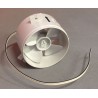 Ricambio ventilatore per cappe aspirazione 12V diametro 80 mm bianco