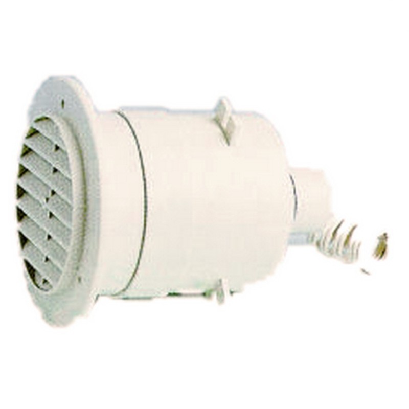 Wall fan for extractor hoods 12V diameter 80 mm white