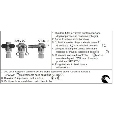 CARAMATIC GOK PROTWO REGOLATORE 2 BOMBOLE CON INVERSIONE AUTOMATICA 30 MBAR - USCITA TUBO RIGIDO DIAMETRO 8-10MM
