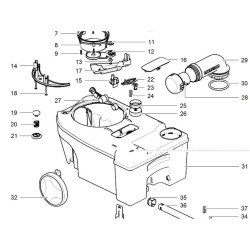 Tank Float for C250/C260 Thetford - 50725