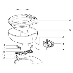 THETFORD 50709 Pannello Controllo SN per C250/C260