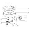 THETFORD 50709 SN Panel de control para C250/C260