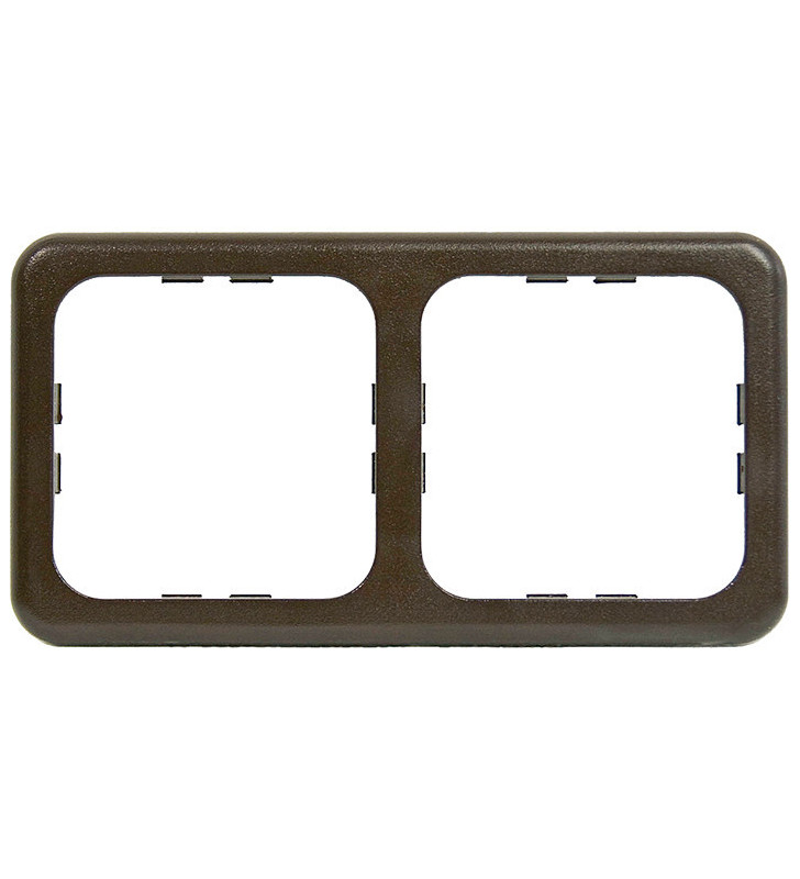 2-module gray frame CBE MAC2P / G