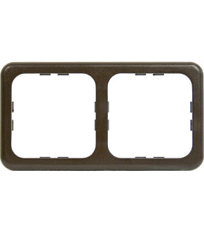 2-module gray frame CBE MAC2P / G