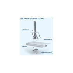 SMART KIT CTA STRUTTURA ANCORAGGIO FORD TRANSIT VAN DAL 2014 - FRONTEMARCIA - DOPPIA - UE + UK - 9SK0210701X00