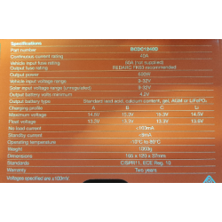 Caricabatterie CC-CC Redarc BCDC1240D MPPT