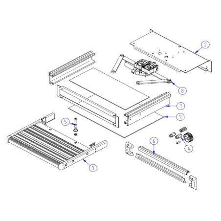 Kit de réparation pour engrenage coulissant THULE - 1500602337