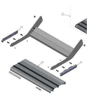 Kit de panneaux latéraux et joints de marche PROJECT 2000 10856, 12473, 10750, 10575