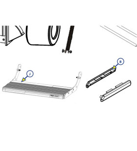 Kit Gruppo fianchetti e guarnizioni gradino PROJECT 2000 10856, 12473, 10750, 10575