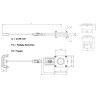 FAP - Ablassventil 1''1/2 Stange 115 cm - 9039M1115N150FT