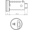 Kit 1 cilindro 2 chiavi tradizionali Zadi da 9001 a 9050
