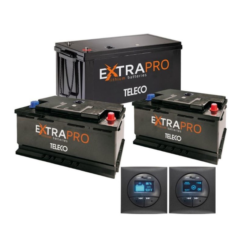 TELECO TLI Extra PRO Lithium ion battery LiFePO4 12V - 100A