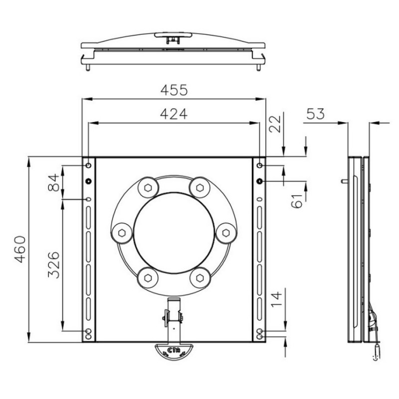 Swivel base CTA Mercedes Sprinter and VW...