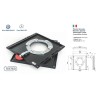 Base girevole CTA Mercedes Sprinter e VW Crafter dal 2006 universale dx / sx