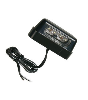 4 Led license plate light - White - Homologated