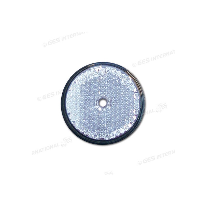 Ø 60 white reflector with central hole