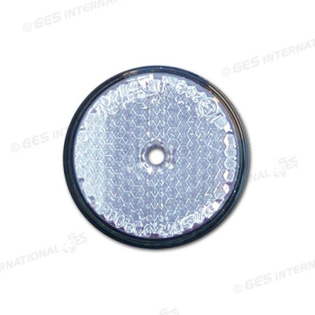 Ø 60 white reflector with central hole