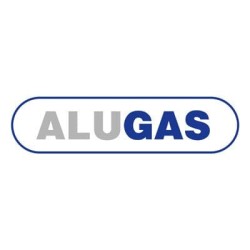 Bombona de gas Alugas Travel Mate 27 L con válvula multiválvula (DE) de cierre de llenado del 80%