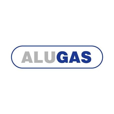 Alugas Travel Mate Gasflasche 27 L mit Multiventil (DE) 80 % Füllstoppventil