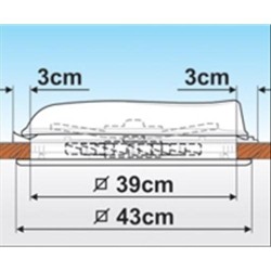 TÜRPORT FIAMMA TURBO VENT 40 CRYSTAL - 03624F02D