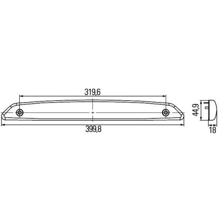 HELLA Additional Stop RED 1.8w - 12 Led - 2DA 343.800-001