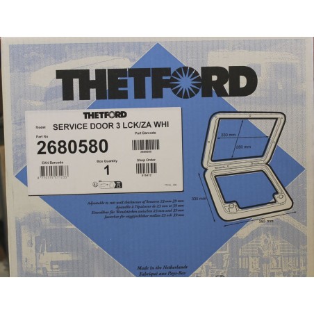 PORTE3 trappe 33x28cm service Thetford