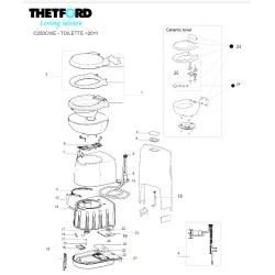 THETFORD 5075662 KIT DE BUSE DE JOINT DE LAVEUSE