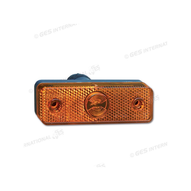 ASPOCK - Feu d'encombrement plat orange LED 110x45