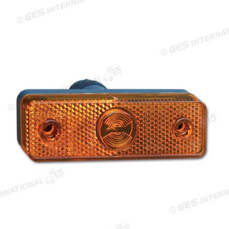 ASPOCK - Feu d'encombrement plat orange LED 110x45