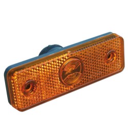 ASPOCK - Feu d'encombrement plat orange LED 110x45