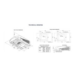 DACHKLIMAANLAGE 220V MAXXAIR MACH1,7KW MIT WÄRMEPUMPE - SANFTSTART