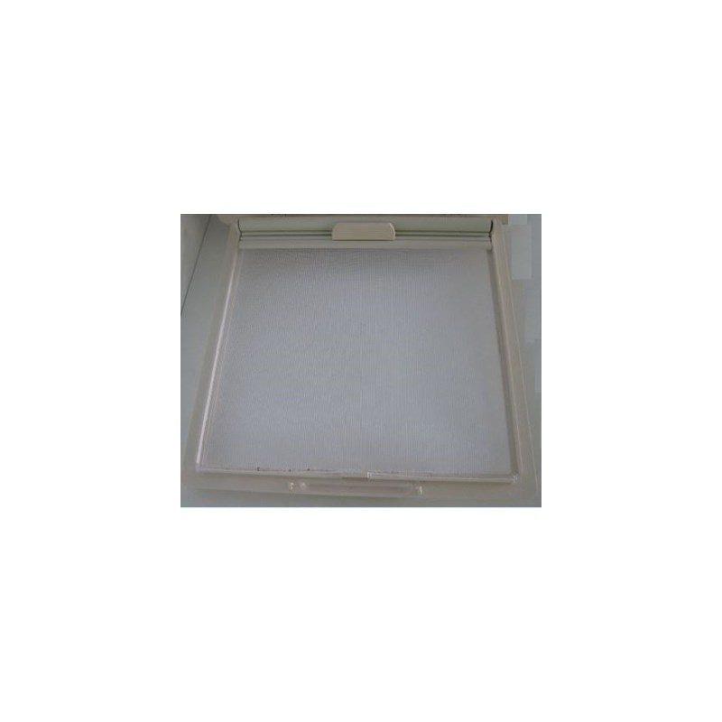 MPK - CORNICE CON ZANZARIERA E OSCURANTE OBLÒ 28X28 BIANCO - 290.5RW