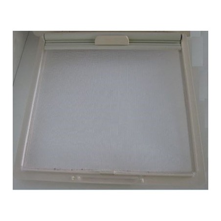 MPK - CORNICE CON ZANZARIERA E OSCURANTE OBLÒ 28X28 BIANCO - 290.5RW