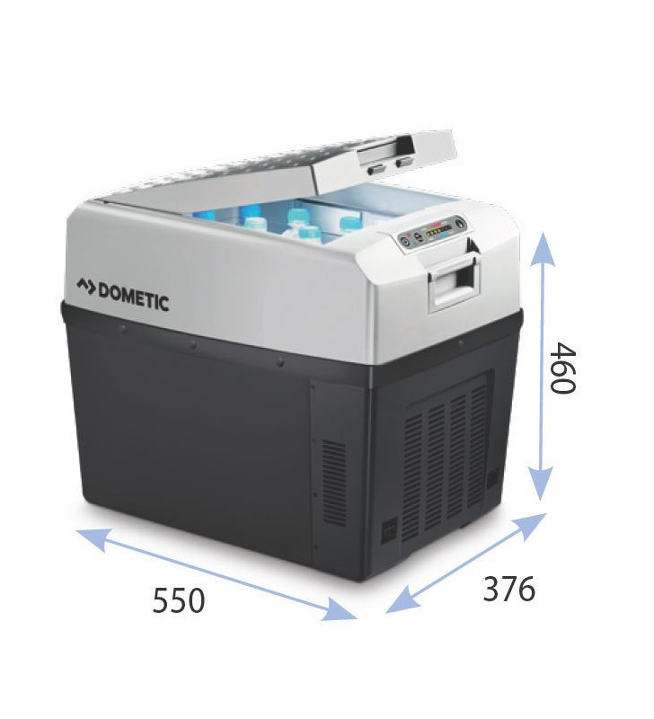 Dometic Tropicool TCX35 thermoel fridge -27 ° C 12 / 24vdc, 230vac, 33 lt