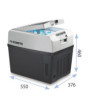 Dometic Tropicool TCX35 frigo termoel -27°C 12/24vdc, 230vac, 33 lt