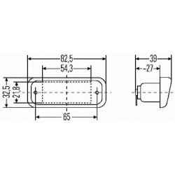 Recessed plate light for Mobilvetta